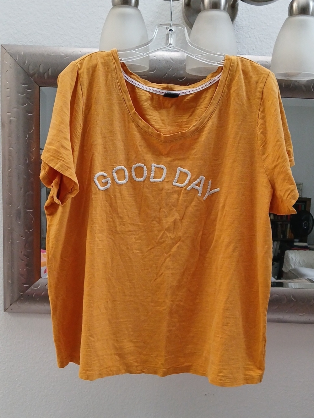 Skies Are Blue Soft Tee - Mustard